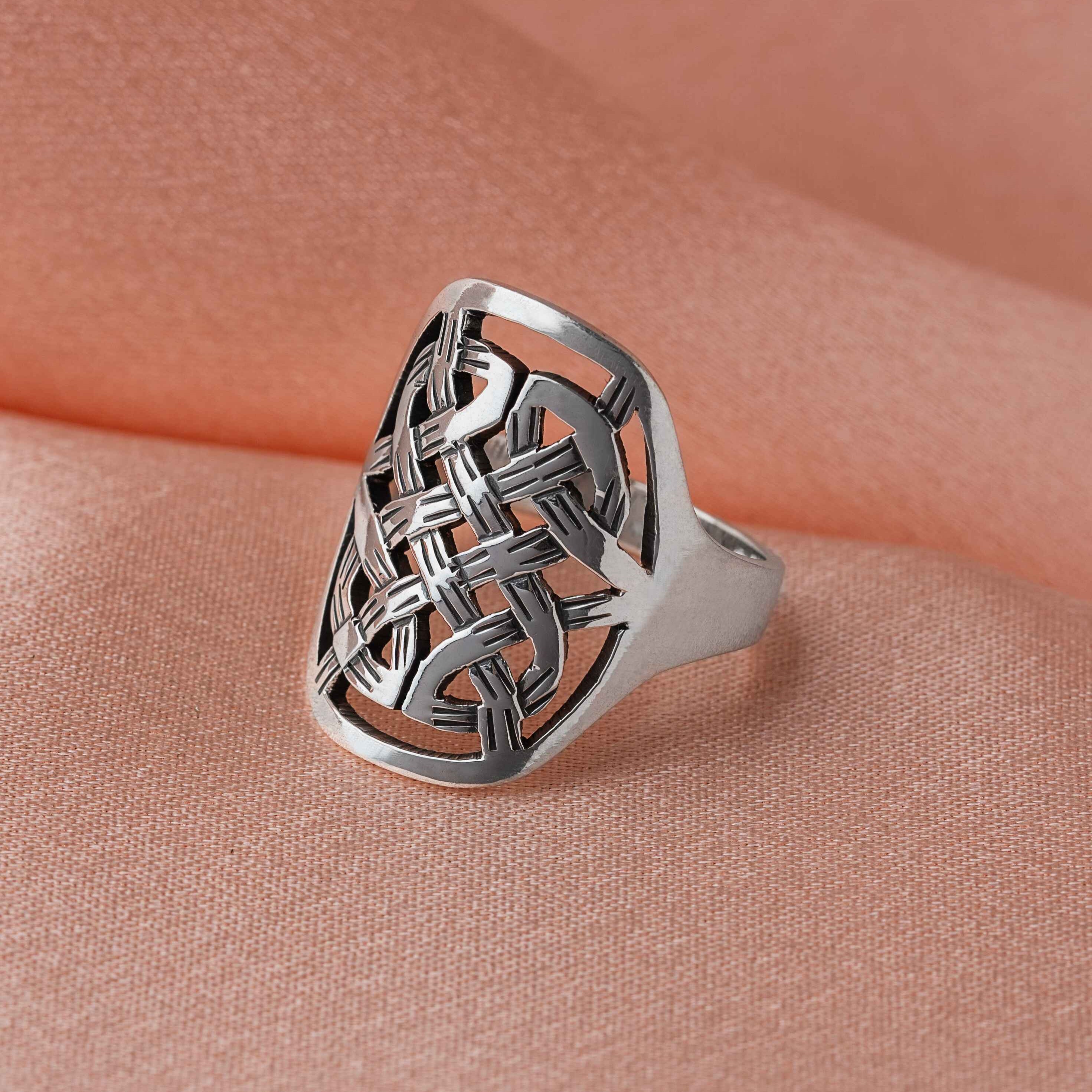 Looped Knot Ring